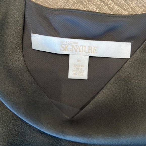 Never worn Nordstrom signature slip dress in olive green size extra small - Picture 3 of 3